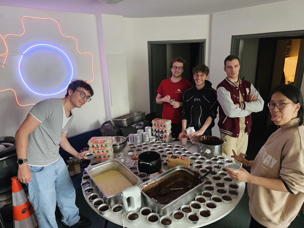 Vente de mi-cuits sur le campus